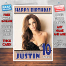 Personalised Cheryl Cole 1 Celebrity Inspired Style Birthday Card (SA)