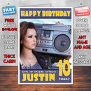 Personalised Cheryl Cole 2 Celebrity Inspired Style Birthday Card (SA)