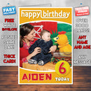 Personalised Chica Show 5 Style Theme Personalised Kidshows Birthday Card (SA)