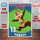 Personalised Chumpkin Birthday Card (SA)