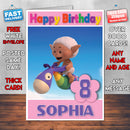 Personalised Cloudbabies 5 Style Theme Personalised Kidshows Birthday Card (SA)