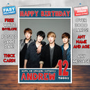 Personalised Cnblue 1 INSPIRED THEME Music Birthday Card (SA)