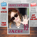 Personalised Crayon Pop 1 Celebrity Inspired Style Birthday Card (SA)