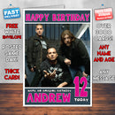 Personalised Creed 1 INSPIRED THEME Music Birthday Card (SA)