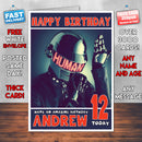 Personalised Daft Punk INSPIRED THEME Music Birthday Card (SA)