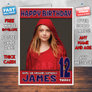 Personalised Dakota Fanning 2 INSPIRED THEME Celebrity Birthday Card (SA)