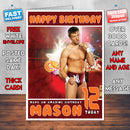 Personalised Daniel Bryan 2 WWE Inspired Style Birthday Card (SA)