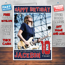 Personalised Dead Sara 1 Celebrity Inspired Style Birthday Card (SA)