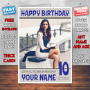 Personalised Deepika Padukone 3 INSPIRED THEME Celebrity Birthday Card (SA)