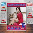 Personalised Deepika Padukone 4 INSPIRED THEME Celebrity Birthday Card (SA)