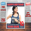 Personalised Deepika Padukone 5 INSPIRED THEME Celebrity Birthday Card (SA)