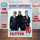 Personalised Depeche Mode 2 INSPIRED THEME Music Birthday Card (SA)