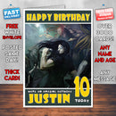 Personalised Dethklok Celebrity Inspired Style Birthday Card (SA)