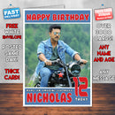 Personalised Dhruva Bollywood Inspired Style Birthday Card (SA)