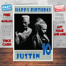 Personalised Die Antwoord 1 INSPIRED THEME Music Birthday Card (SA)