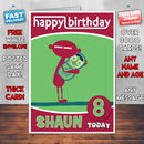 Personalised Dipdap 2 Style Theme Personalised Kidshows Birthday Card (SA)
