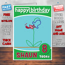 Personalised Dipdap 3 Style Theme Personalised Kidshows Birthday Card (SA)