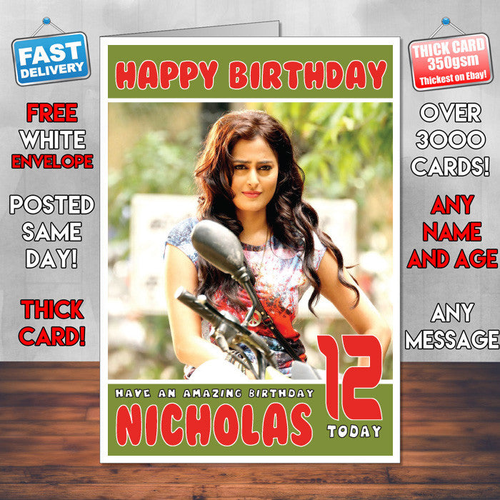 Personalised Direct Ishq 2 Bollywood Inspired Style Birthday Card (SA)