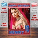 Personalised Diya Mirza 1 Bollywood Inspired Style Birthday Card (SA)