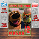 Personalised Doggie Style Inspired Cartoon Birthday Card (SA)