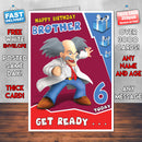 Personalised Dr Wily Render Birthday Card (SA)