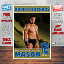 Personalised Drew Mcintyre WWE Inspired Style Birthday Card (SA)