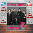 Personalised Duran Duran 2 INSPIRED THEME Music Birthday Card (SA)
