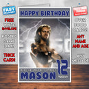 Personalised Edge 1 WWE Inspired Style Birthday Card (SA)