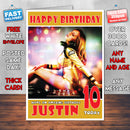 Personalised Electronic Disc Jockey Gangsta Celebrity Inspired Style Birthday Card (SA)