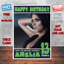 Personalised Elena Alexandra Celebrity Inspired Style Birthday Card (SA)