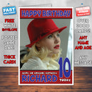 Personalised Elisha Cuthbert 2 INSPIRED THEME Celebrity Birthday Card (SA)