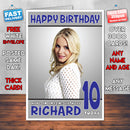 Personalised Elisha Cuthbert 4 INSPIRED THEME Celebrity Birthday Card (SA)