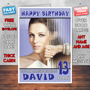 Personalised Elizabeth Hurley 2 INSPIRED THEME Celebrity Birthday Card (SA)