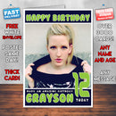 Personalised Ellie Goulding 2 Celebrity Inspired Style Birthday Card (SA)