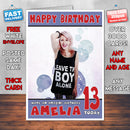 Personalised Ellie Goulding Celebrity Inspired Style Birthday Card (SA)