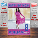 Personalised Emeraude Toubia 2 INSPIRED THEME Celebrity Birthday Card (SA)
