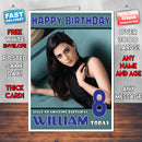 Personalised Emeraude Toubia 3 INSPIRED THEME Celebrity Birthday Card (SA)