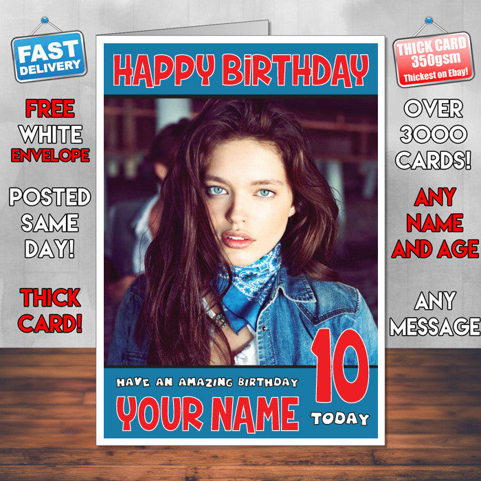 Personalised Emily Didonato 2 INSPIRED THEME Celebrity Birthday Card (SA)