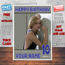 Personalised Emma Watson 3 INSPIRED THEME Celebrity Birthday Card (SA)