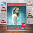 Personalised Emma Watson 4 INSPIRED THEME Celebrity Birthday Card (SA)
