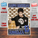Personalised Enrique Iglesias 2 Celebrity Inspired Style Birthday Card (SA)