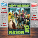 Personalised Epic 2013 Style Inspired Cartoon Birthday Card (SA)