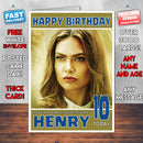 Personalised Esha Gupta Bollywood Inspired Style Birthday Card (SA)