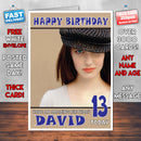 Personalised Eva Green 2 INSPIRED THEME Celebrity Birthday Card (SA)