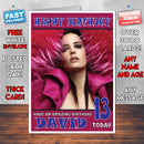 Personalised Eva Green 3 INSPIRED THEME Celebrity Birthday Card (SA)