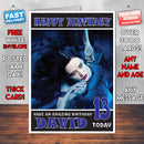 Personalised Eva Green 5 INSPIRED THEME Celebrity Birthday Card (SA)