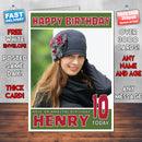 Personalised Evelyn Sharma Bollywood Inspired Style Birthday Card (SA)