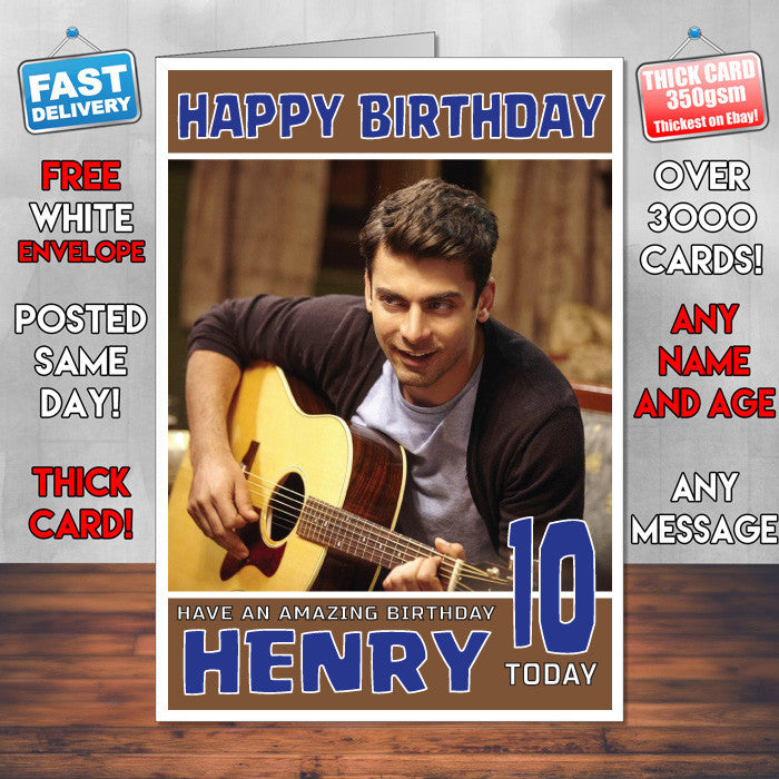 Personalised Fawad Khan Bollywood Inspired Style Birthday Card (SA) – Personalised Fawad Khan Bollywood Birthday Card