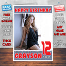 Personalised Fergie 1 Celebrity Inspired Style Birthday Card (SA)