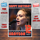 Personalised Fiona Apple 1 Celebrity Inspired Style Birthday Card (SA)